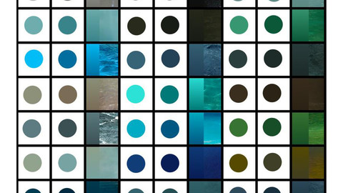 water gradient palette for Clip Studio Paint and Ex