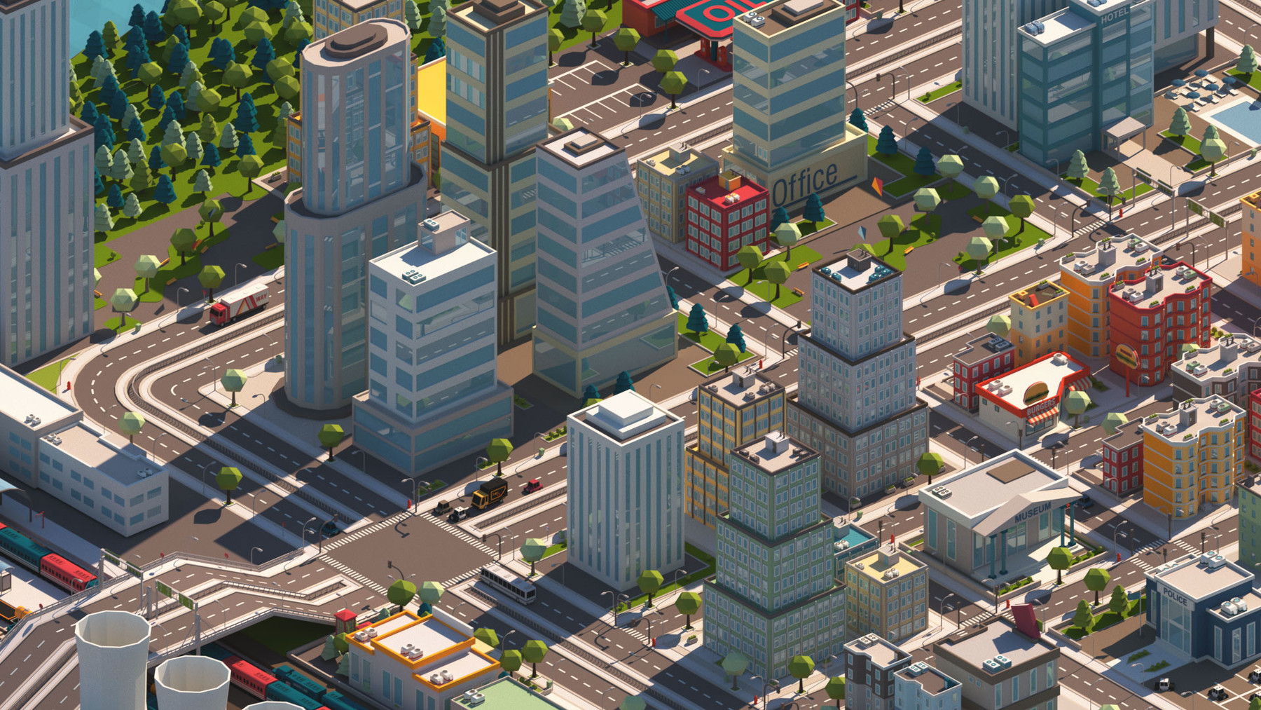 ArtStation - Cartoon City Pack Lowpoly | Game Assets