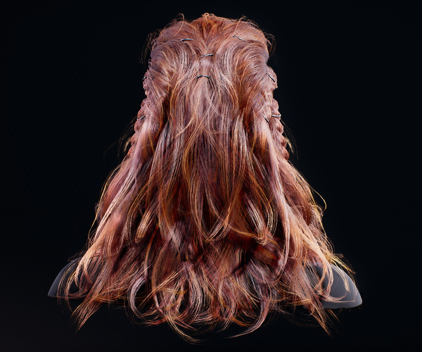ArtStation - Viking Real-Time Hairstyle | Resources