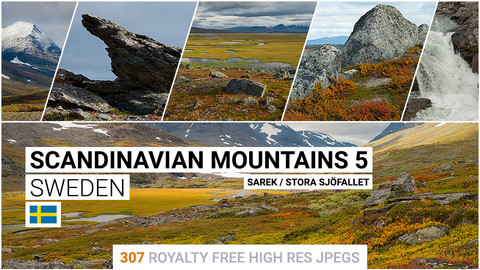 Scandinavian Mountains 5 | Matte Painting / reference / photobash pack