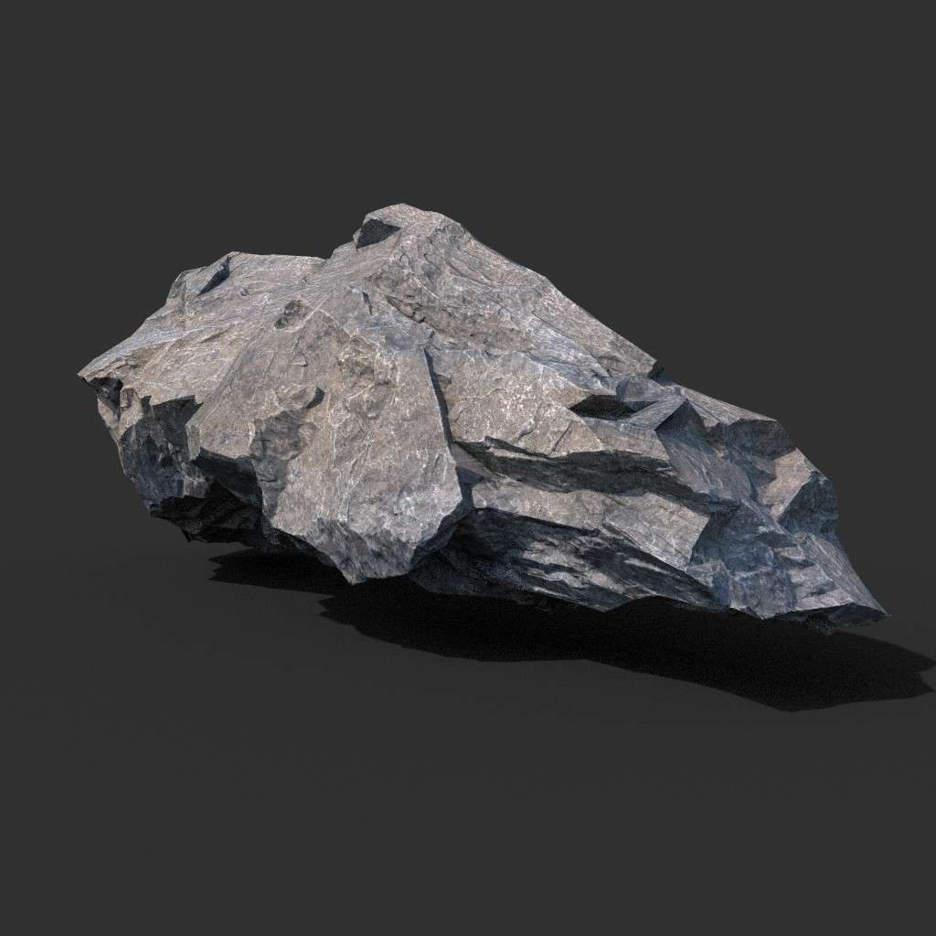 ArtStation - Gray Rock Formation Pack B 191227 - Gray | Resources