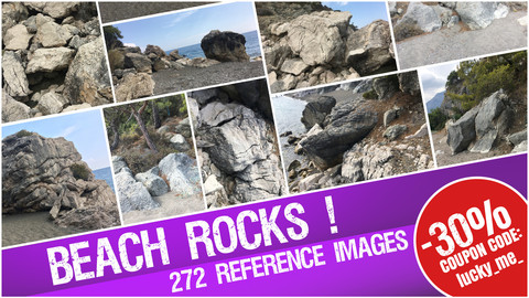 Beach Rocks - Reference images Pack