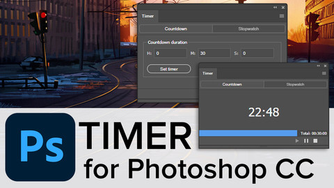 Timer for Photoshop