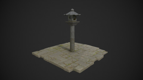 Japanese Stone Lantern 7