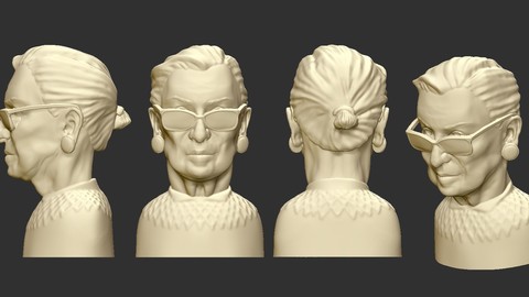 Ruth Bader Ginsburg Bust 3d Printable