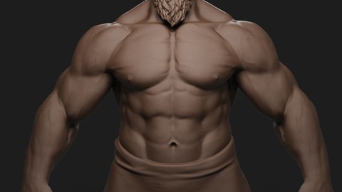 Giant Muscular Man Basemesh