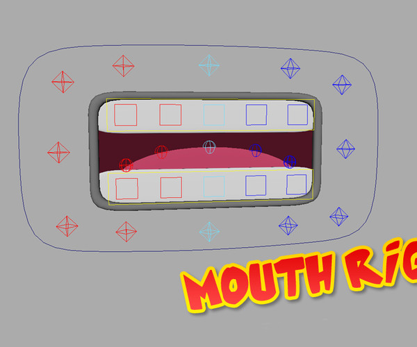 ArtStation Toon Mouth Rig for Maya Resources
