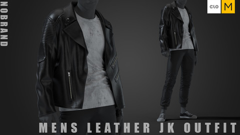 Mens - Leather JK Outfit