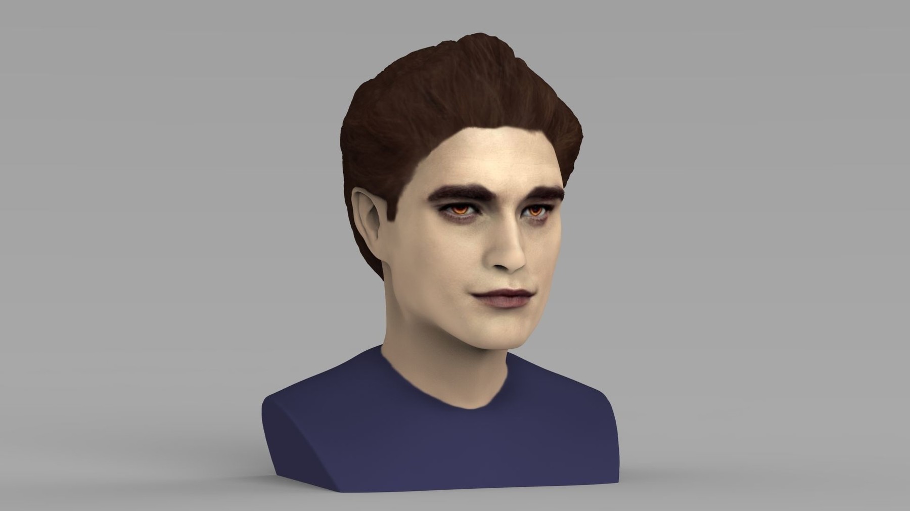 ArtStation - Edward Cullen Twilight Pattinson bust full color 3D printing |  Resources