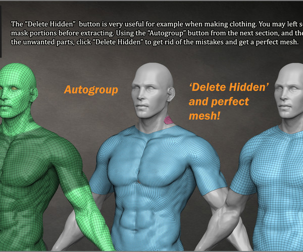 how to pulldon mesh zbrush
