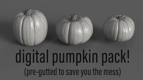 3D Pumpkin Models