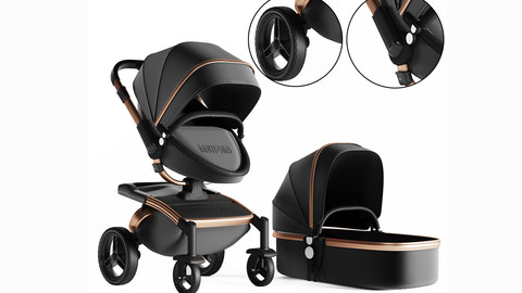 3dasset babyfond stroller and carriage