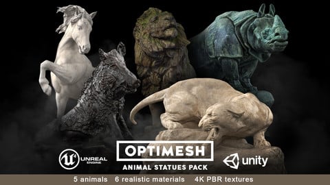 Animal Statues Pack