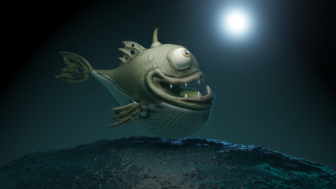 Stylized Angler Fish