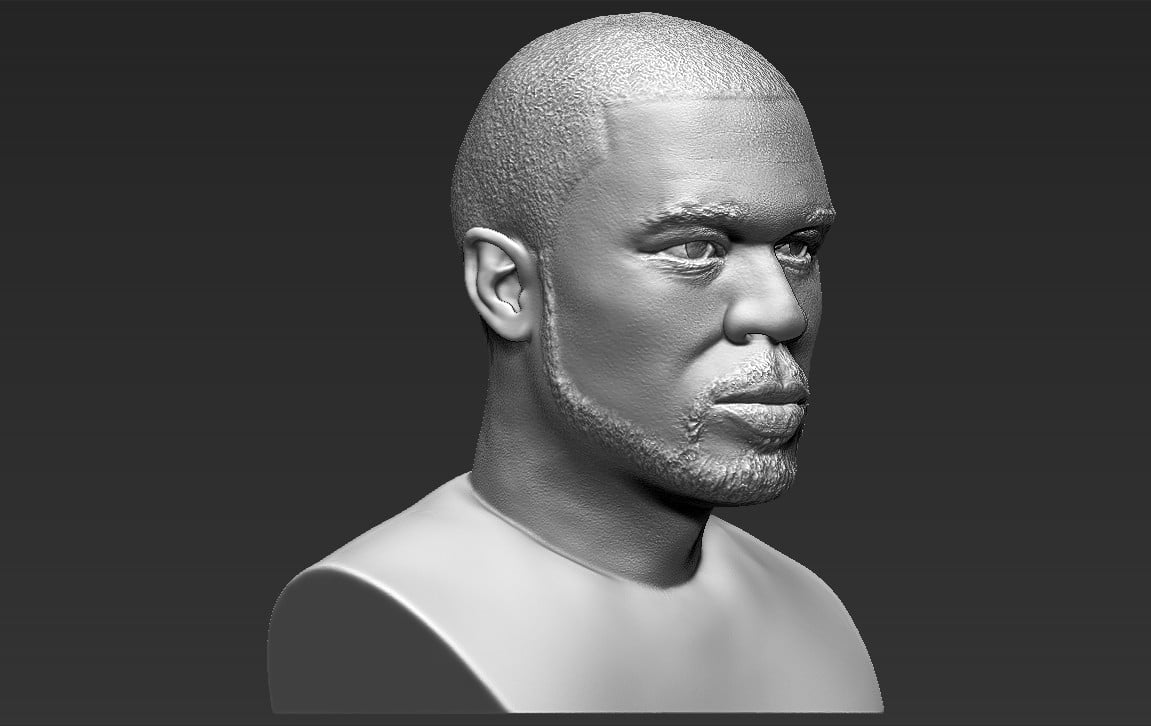 ArtStation - 50 Cent bust 3D printing ready stl obj | Resources