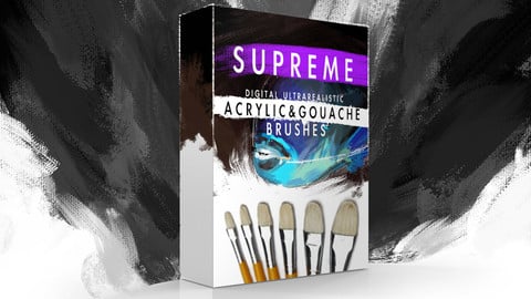 Supreme Acrylic & Gouache Brushes