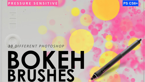 30 Bokeh Photoshop Brushes