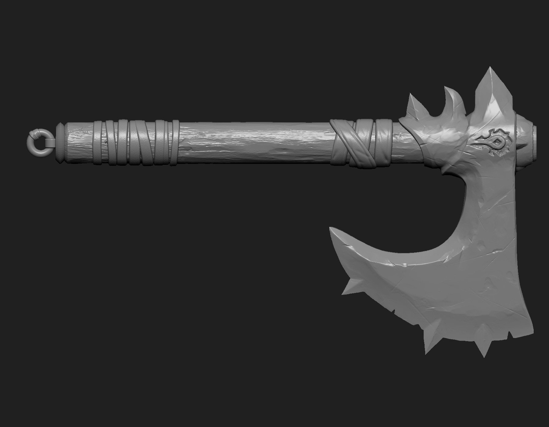 ArtStation - Horde Tomahawk Free Timelapse | Tutorials