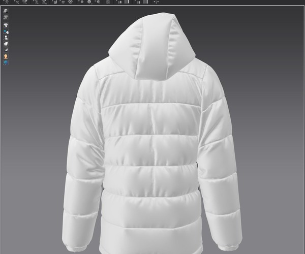 ArtStation - OFF WHITE COLLEGE JACKET MOCKUP for CLO3D and