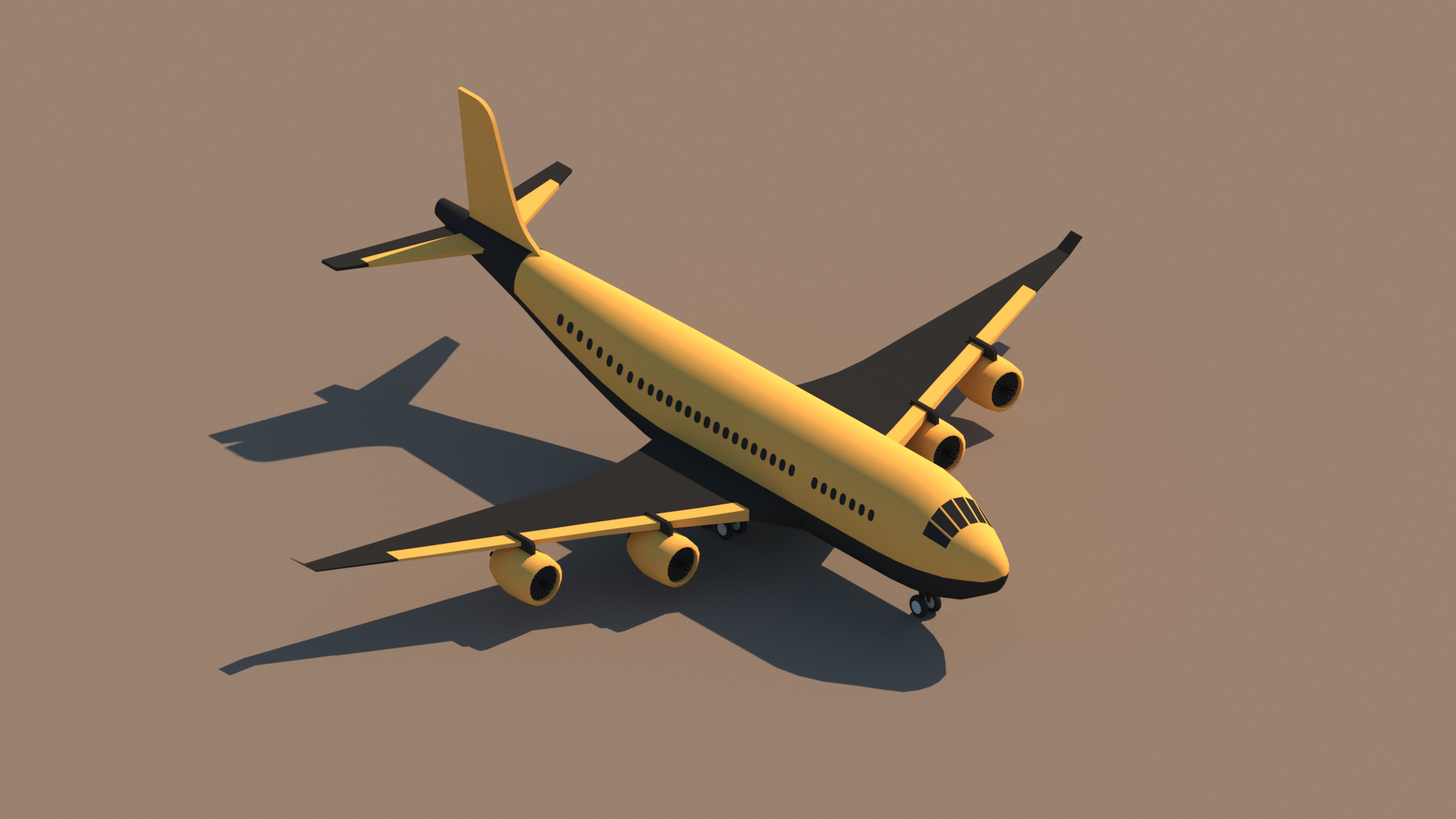 ArtStation - Cartoon Low Poly Airplane Package | Game Assets