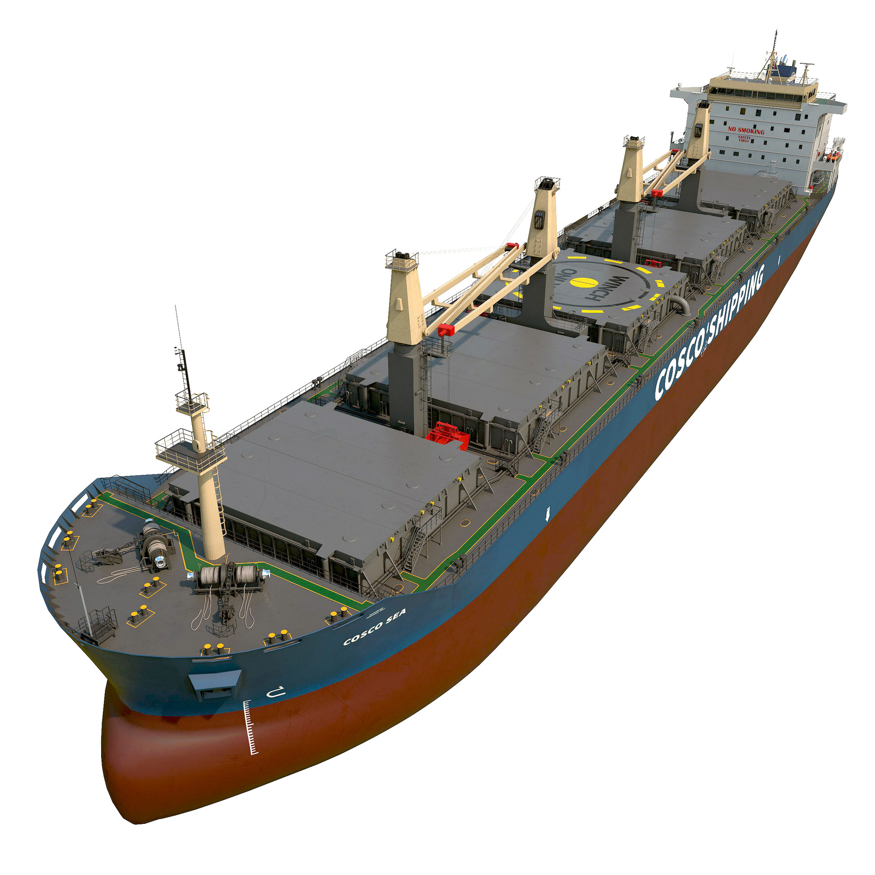 ArtStation - Bulk carrier Cosco | Resources