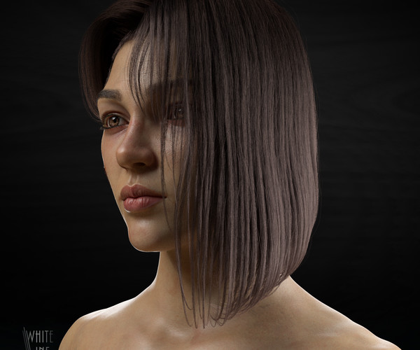 ArtStation - REALISTIC FEMALE 3D MODEL (Warrior Girl) | Resources