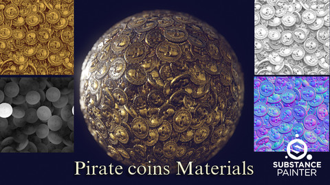 Pirate coins Materials