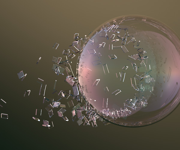 ArtStation Crystal Bubble Artworks