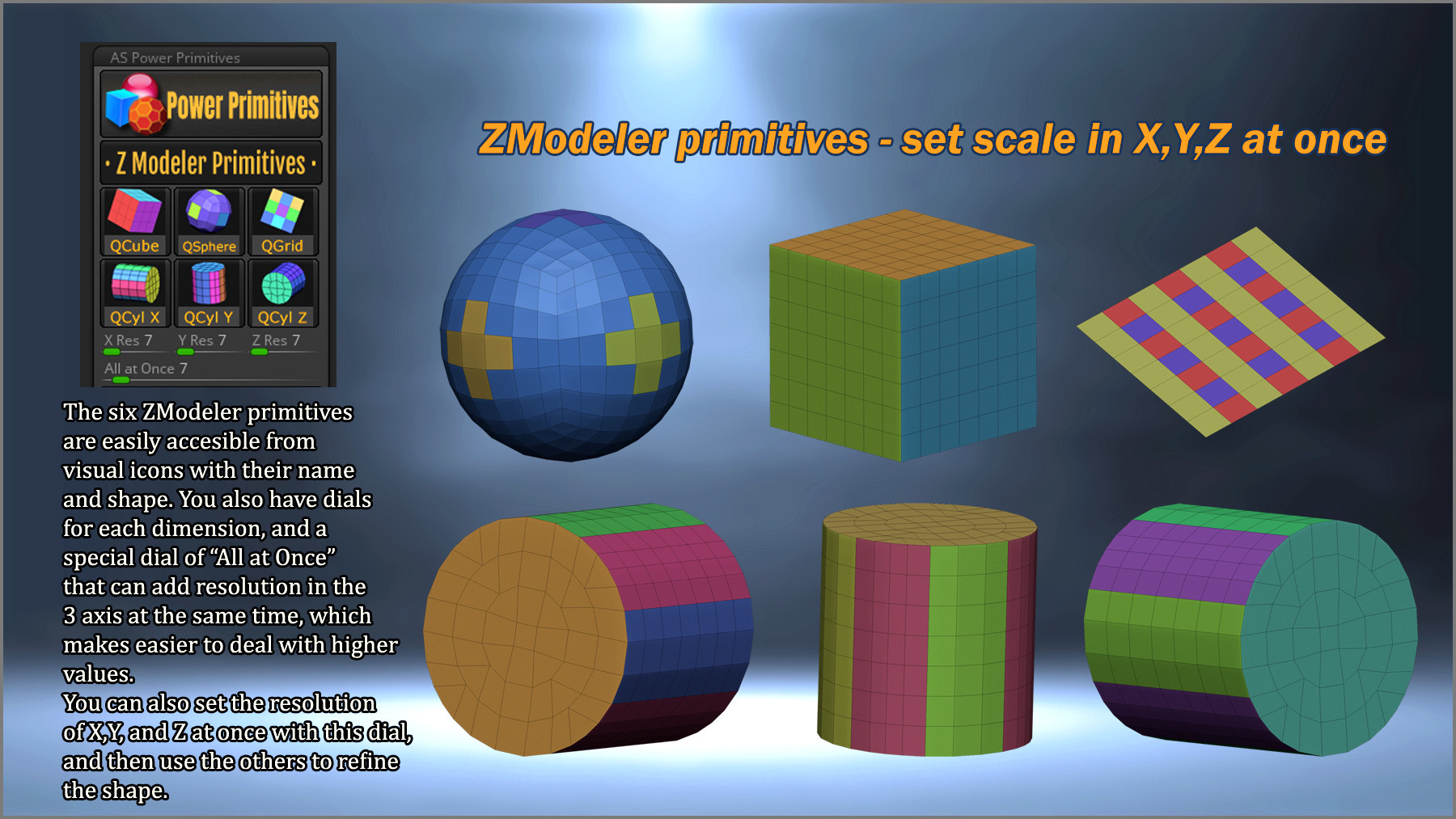 make your own primitives in zbrush