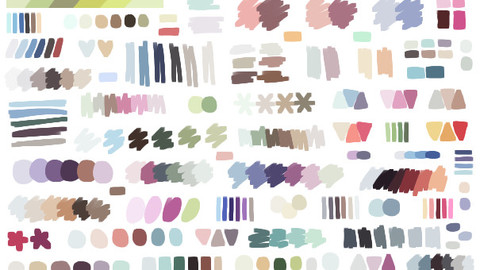 Color Palette 46 for Clip Studio Paint and Ex