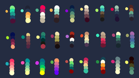 Color Palette 48 for Clip Studio Paint and Ex
