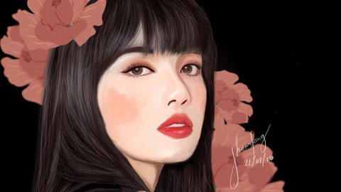 La Lisa Monoban Digital Portrait