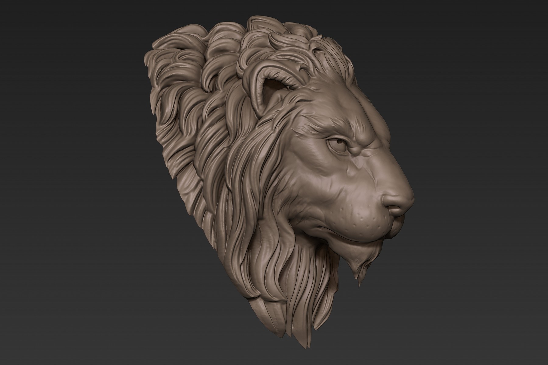 ArtStation - Lion Head Sculpt | Resources