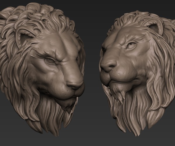 ArtStation - Lion Head Sculpt | Resources