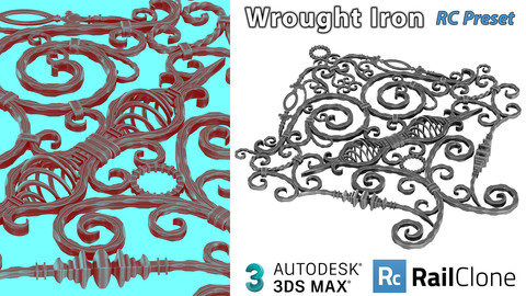 Hemase Wrought Iron Rail Clone Preset