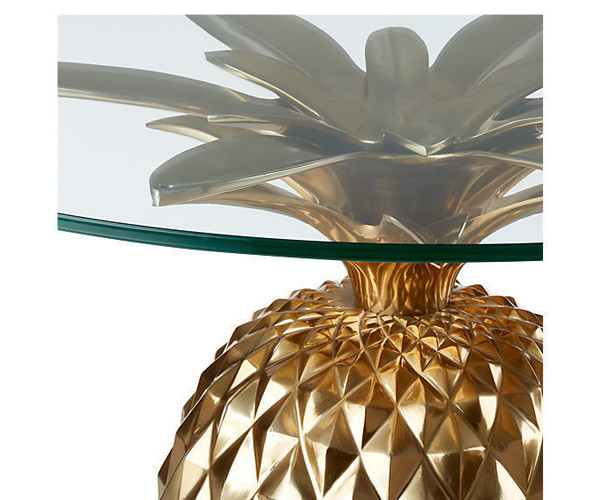 cb2 pineapple coffee table