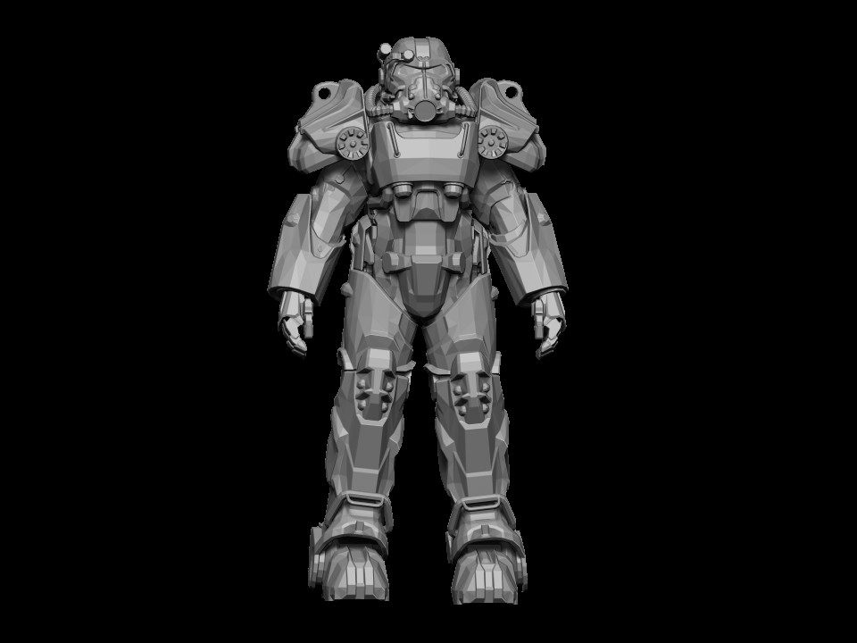 ArtStation T 60 Power Armor Resources   File 