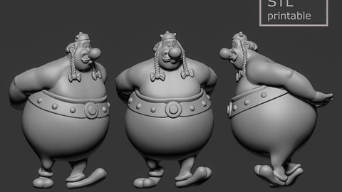 Obelix 3d model