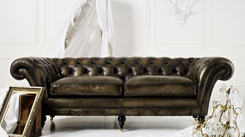 Leather sofa