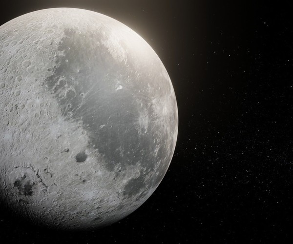 ArtStation - Photorealistic Moon 8k Textures 3D Model | Game Assets