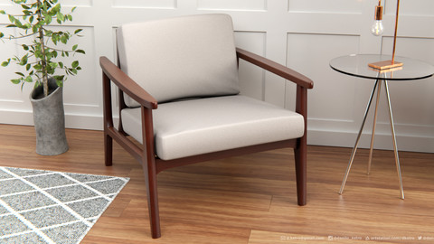 Win Armchair | 3D model | 2k Textures