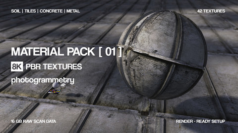 Free 8K Material bundle | 6 Materials |  Photogrammetry