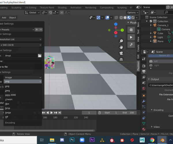 ArtStation - Playblast tool for Blender | Resources