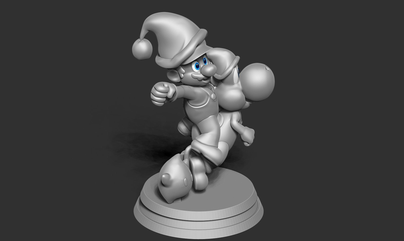 mario - yoshi - lumas - fanart 3D Print Model in Animals 3DExport