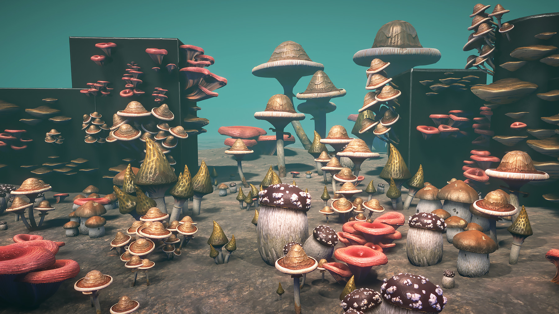 ArtStation Big mushrooms Game Assets