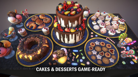 Cakes and desserts