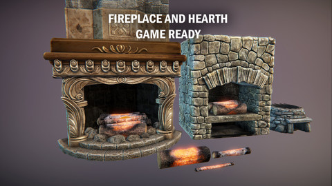 Fireplace and hearth