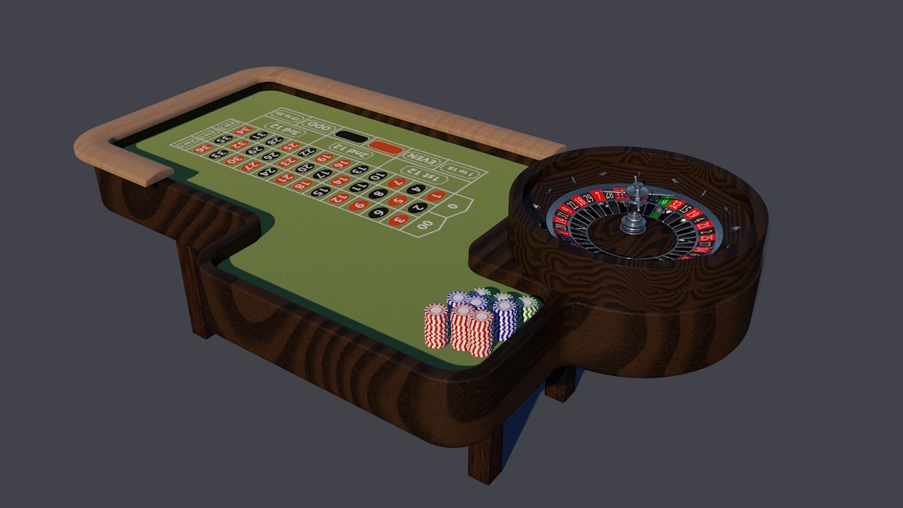 ArtStation - Roulette Table | Game Assets