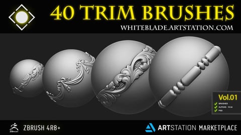 TRIM ORNAMENT BRUSHES VOL 01