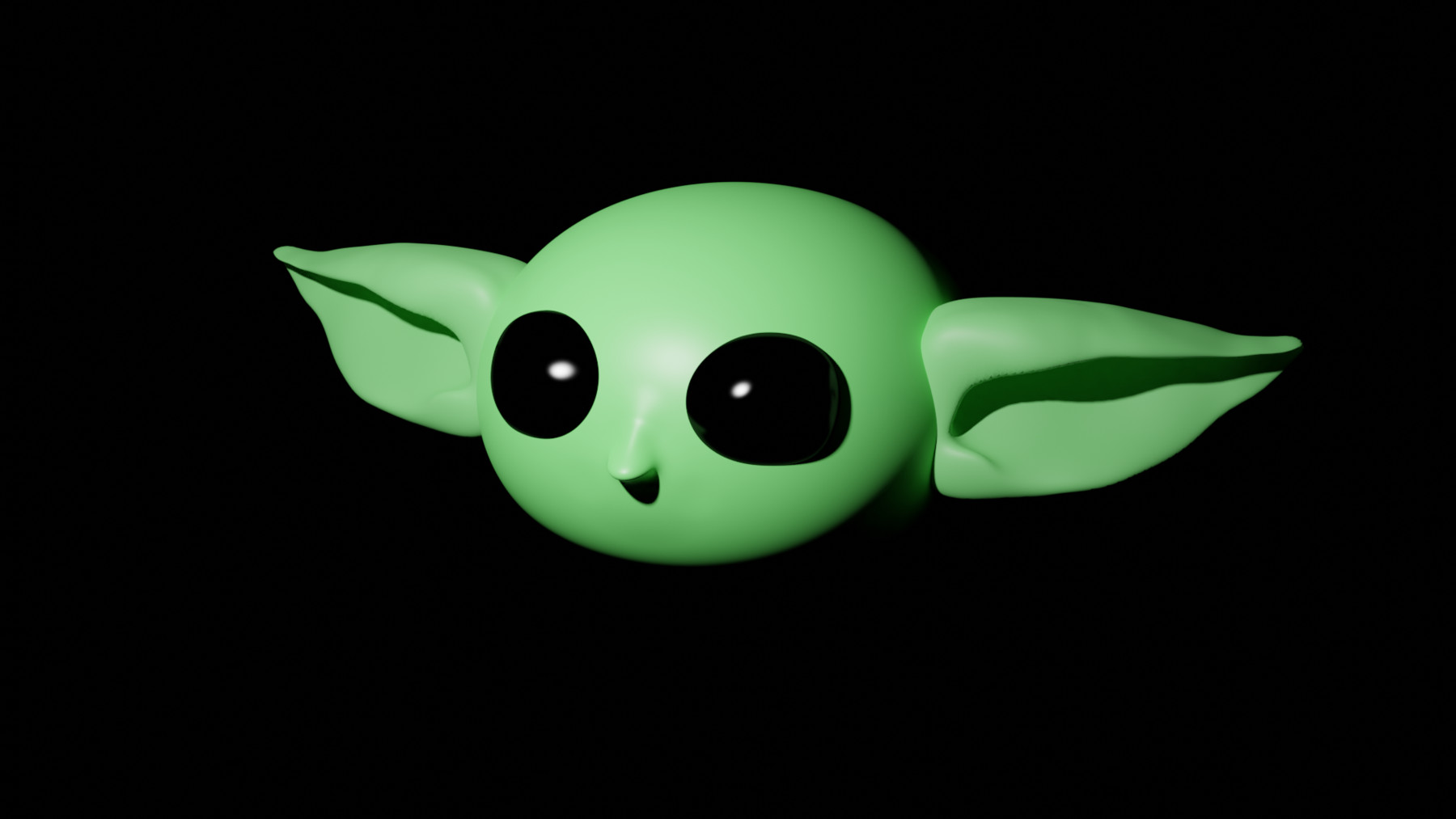 ArtStation - 👽Baby Yoda cartoon - Model 3D